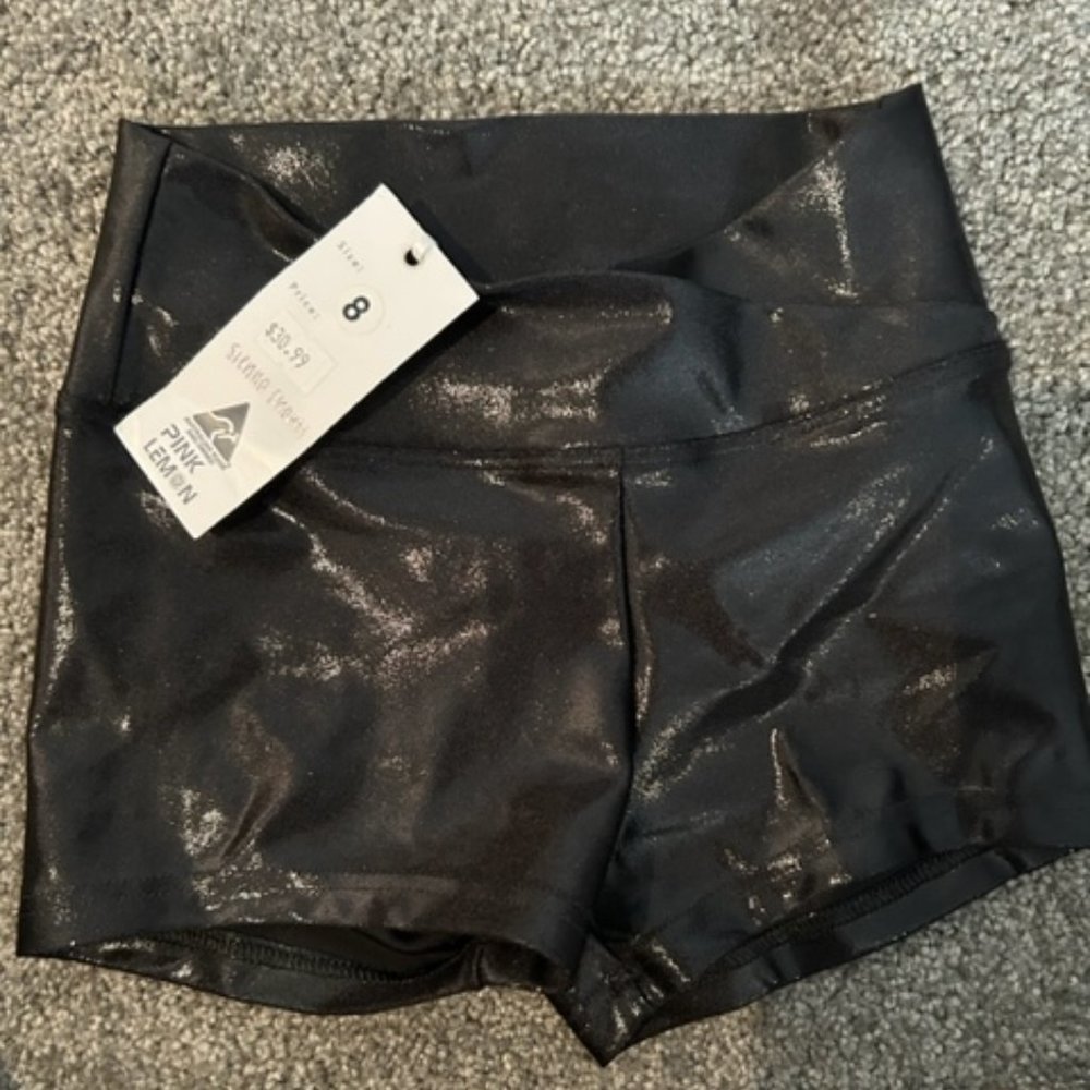 Pink Lemon Girls Booty Shorts - Size 8